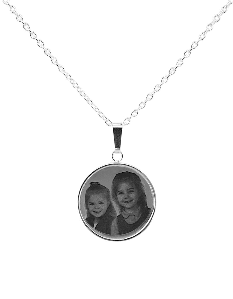 Personalised open locket in sterling silver